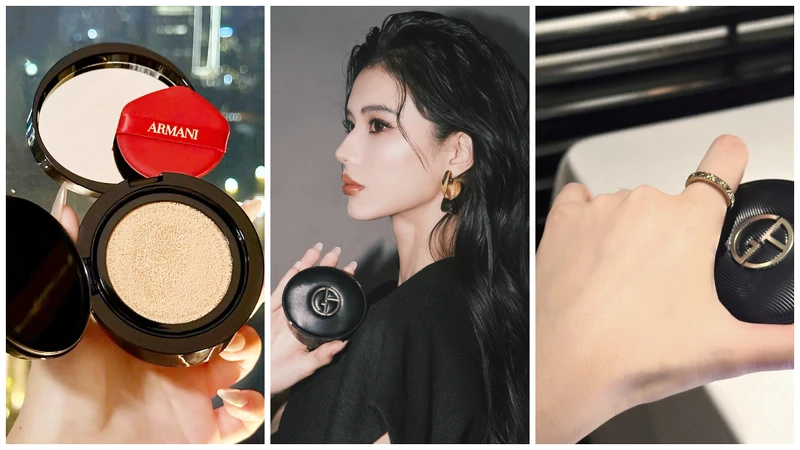 ▴小紅書｜Armani Beauty「訂製奢潤緞光氣墊粉餅」 全新5色 | 14g NT$3,100