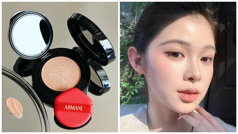 ▴小紅書｜Armani Beauty「訂製奢潤緞光氣墊粉餅」 全新5色 | 14g NT$3,100