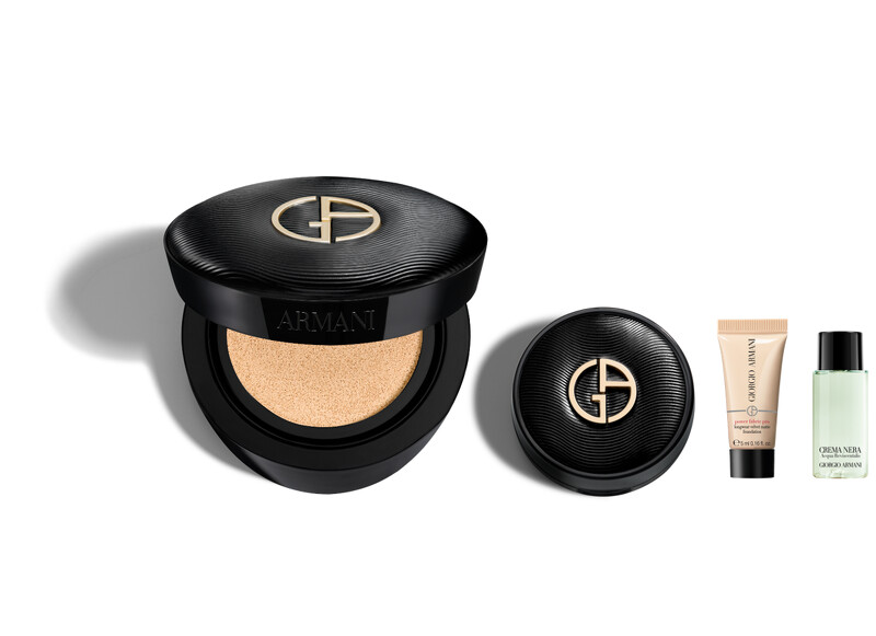 ▴Armani Beauty｜「訂製奢潤緞光氣墊粉餅」8/1至8/7上市禮遇組