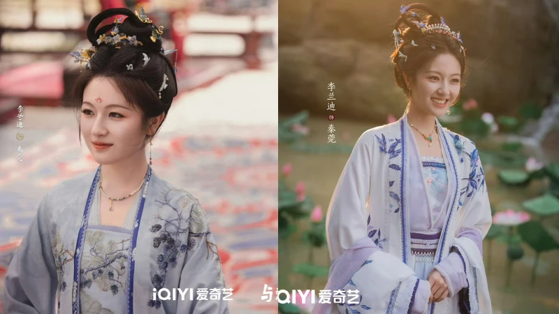 如今李蘭迪狂甩12公斤瘦成瓜子臉。