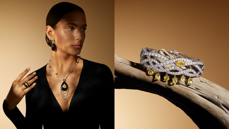 De Beers 全新Essence of Nature 高級珠寶系列以樹木為靈感。