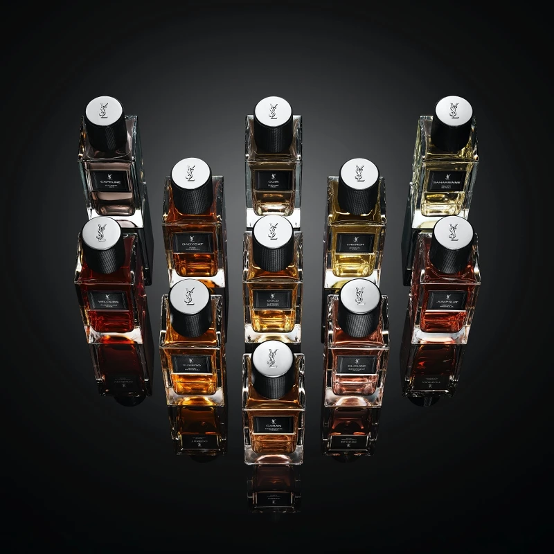 YSL時尚訂製香水主視覺。 YSL時尚訂製香水主視覺。