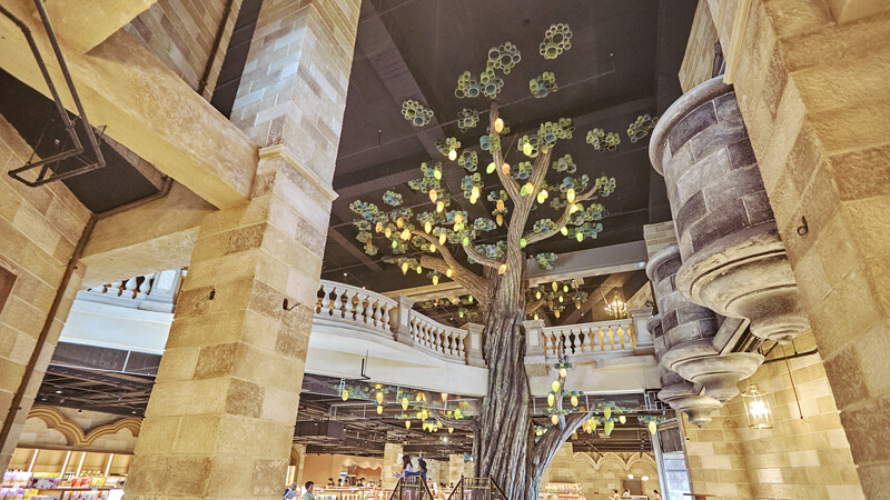 築夢城堡中的「黃金可可樹」