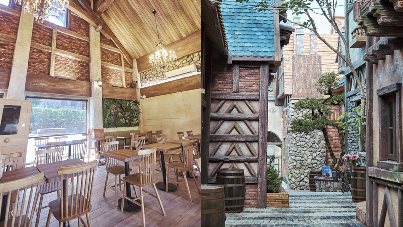 左圖為O Café用餐空間