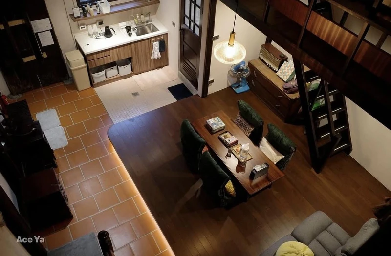 洛津做夢民宿一樓空間鳥瞰