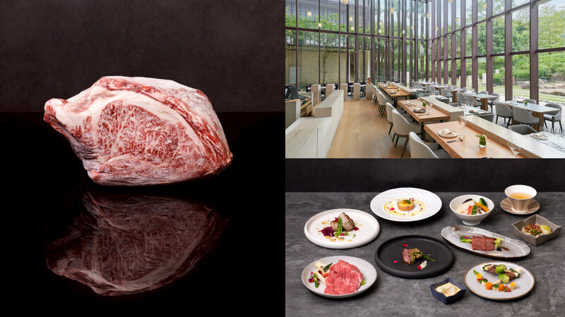 礁溪老爺酒店岩波庭餐廳A5橄欖牛套餐