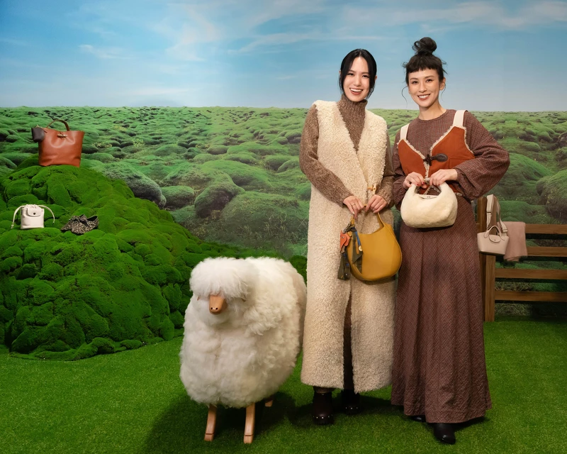 孫盛希與魏如昀出席Longchamp 2025冬季系列發表會