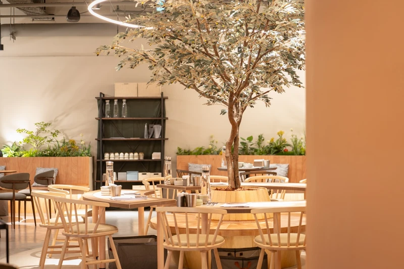 舒適寬敞的用餐區。