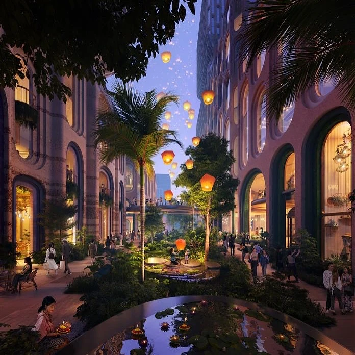 「Hatai」會有廣達1500坪的公共村落空間