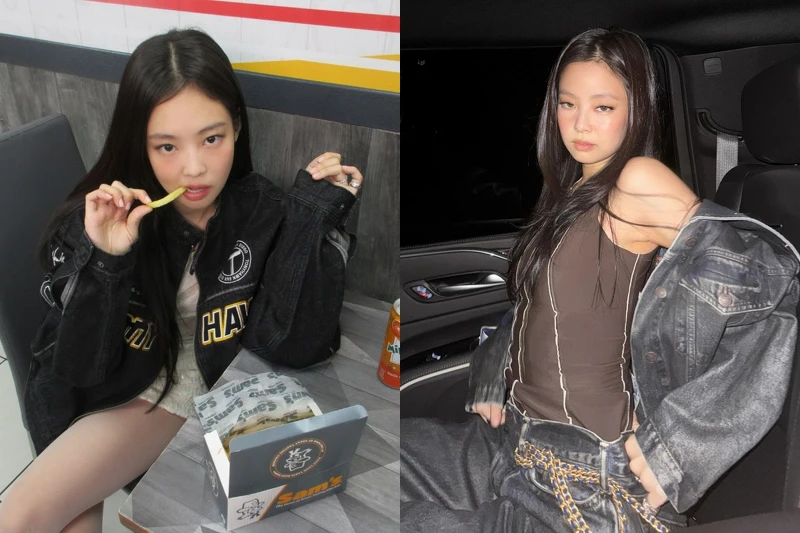 BLACKPINK Jennie的「Teto女」穿搭，以寬大廓形單品展現氣場