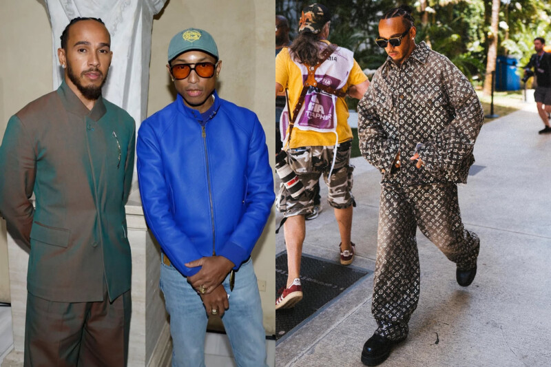 漢米爾頓也與 Louis Vuitton 創意總監菲董（Pharrell Williams）擁有長年友誼。