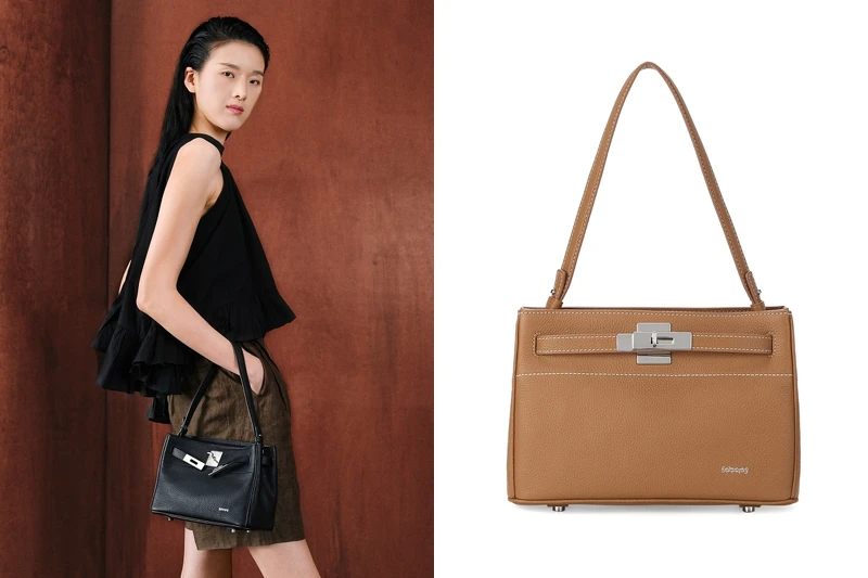 SAOIRSE Soft Structural 扣子皮帶迷你袋 NT.14200