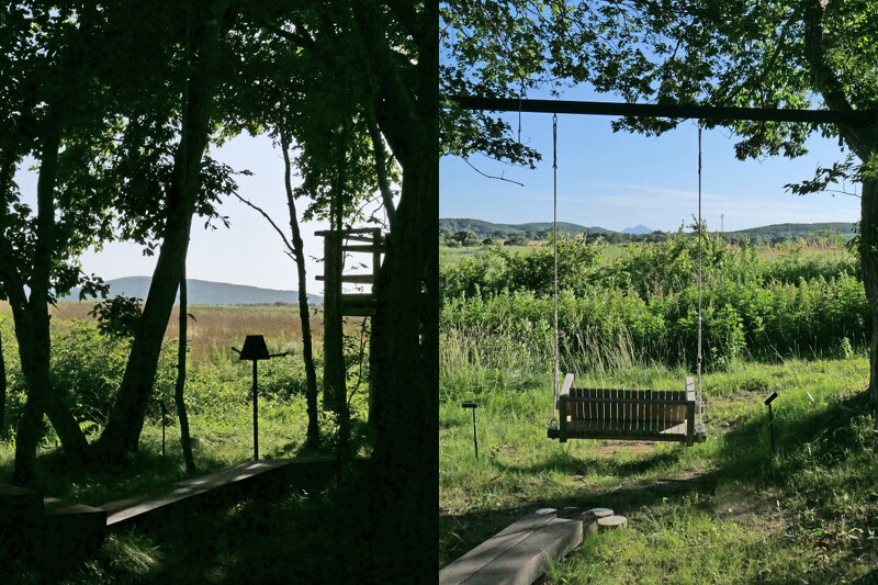 「Nitai」的戶外有鞦韆、瞭望台,就像是一處秘密基地。 「Nitai」的戶外有鞦韆、瞭望台,就像是一處秘密基地。