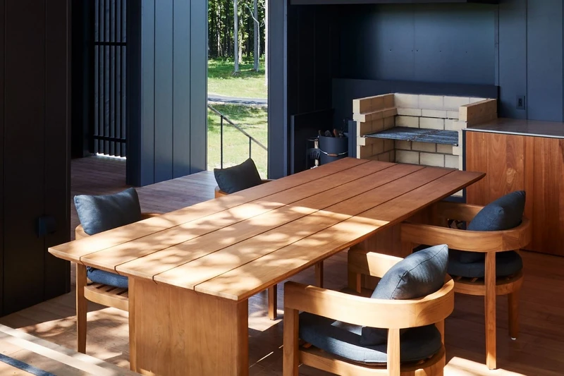 每棟 Villa 都有戶外廚房。 每棟 Villa 都有戶外廚房。