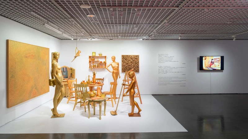 草間彌生的「軌跡」與「奇跡」—W Collection & More｜展場照｜北師美術館提供，劉薳粲攝影