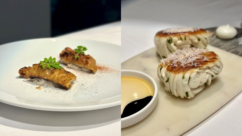 麥角薏仁炭烤白鰻、三星蔥花捲 麥角薏仁炭烤白鰻、三星蔥花捲