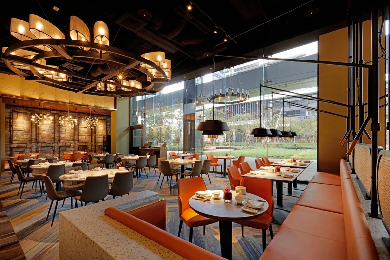 「欣葉・鐘菜」室內空間。 「欣葉・鐘菜」室內空間。