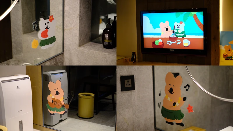 主題房到處都能看到超萌鼠影 主題房到處都能看到超萌鼠影