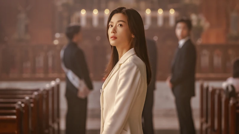 Photo/Disney+ 全智賢在《暴風圈》飾演一位外交官 Photo/Disney+ 全智賢在《暴風圈》飾演一位外交官