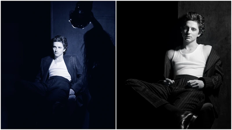 香奈兒藍色男性淬煉香精代言人提摩西.夏勒梅 香奈兒藍色男性淬煉香精代言人提摩西.夏勒梅