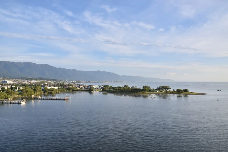 日本最大湖泊「琵琶湖」（翻攝維基百科）。