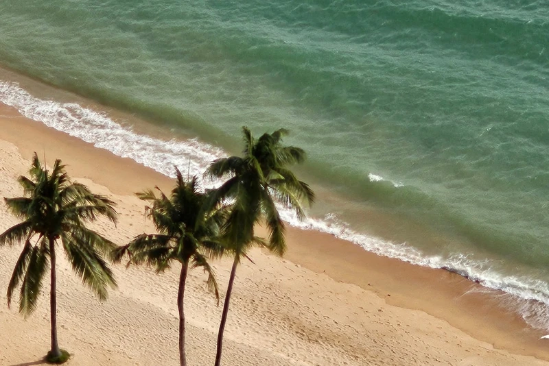 距離市中心僅一小時車程的納中天（Na Jomtien）擁有悠閒的度假氛圍。