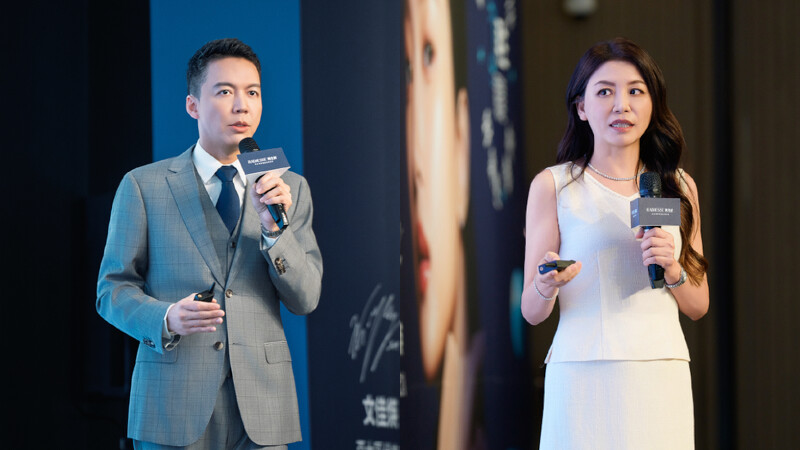 左為台北安合癒境美學健康診所柯威志院長；右為高雄雅皮膚科診所陳雅惠院長