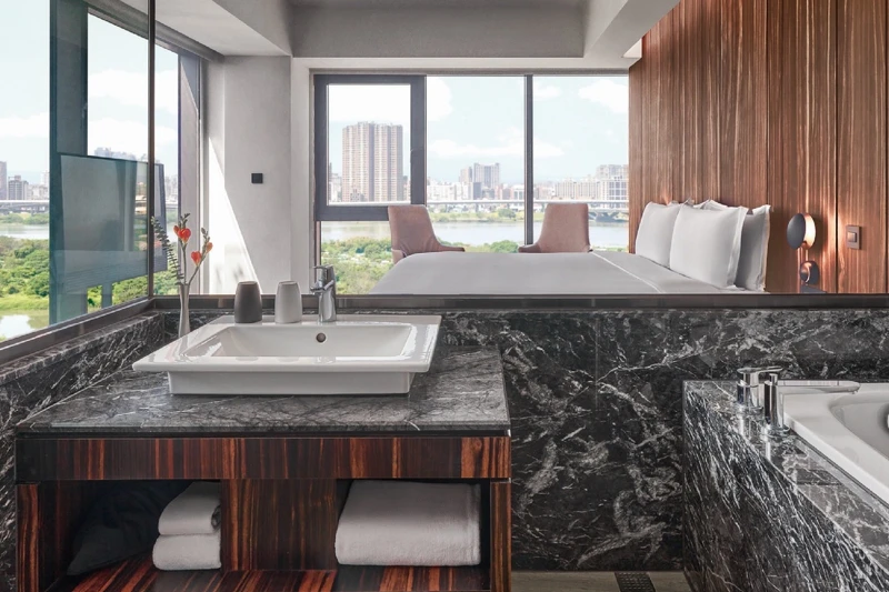 河景就像是空間的的一部分裝飾。 河景就像是空間的的一部分裝飾。