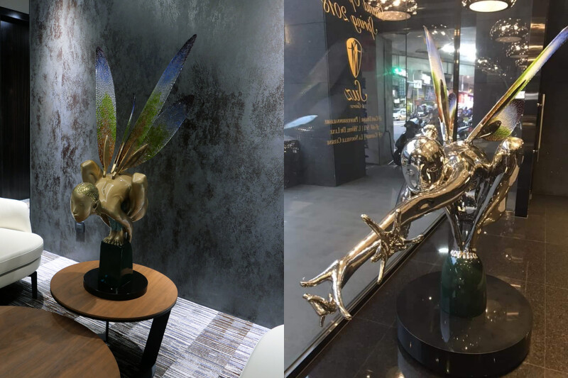 《秋蟬》、《伸》。 《秋蟬》、《伸》。