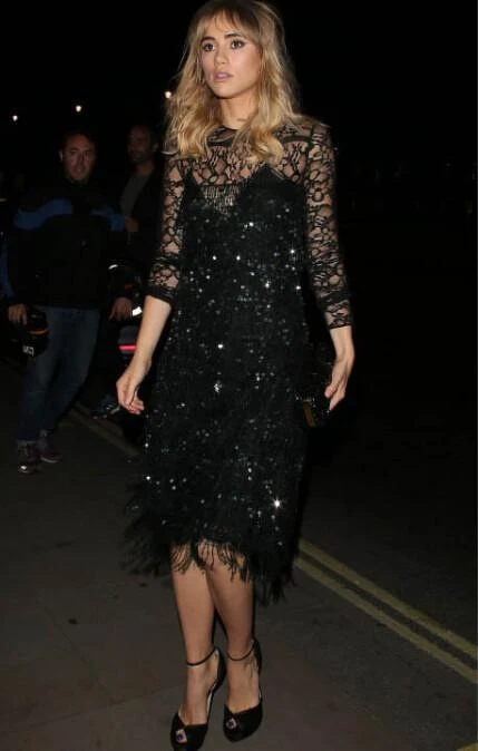 Suki Waterhouse on the front row at London Fashion Week SS15