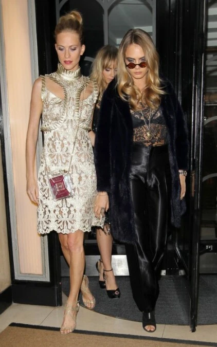 Poppy And Cara Delevingne Heading To The Business Of Fashion Dinner