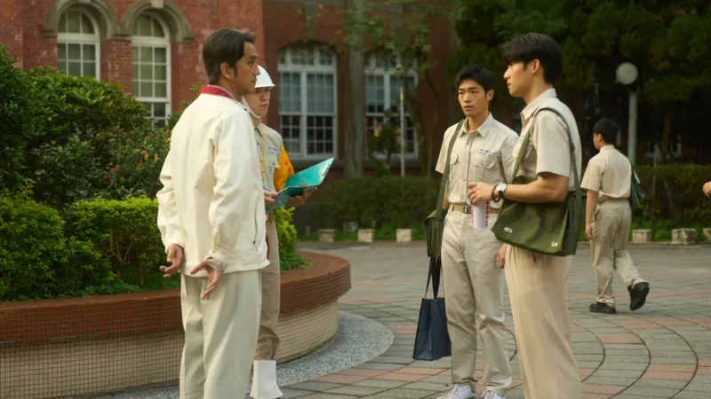 馬志翔在片中飾演嚴厲訓導主任。 馬志翔在片中飾演嚴厲訓導主任。