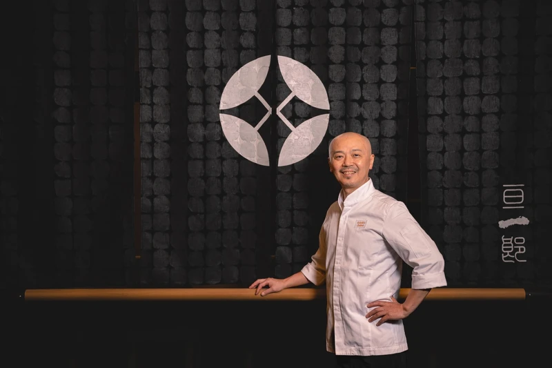 主廚押野亘一郎(Koichiro Oshino)。 主廚押野亘一郎(Koichiro Oshino)。