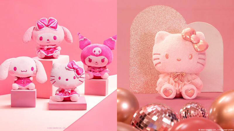 三麗鷗2024年推出粉色娃娃系列 三麗鷗2024年推出粉色娃娃系列