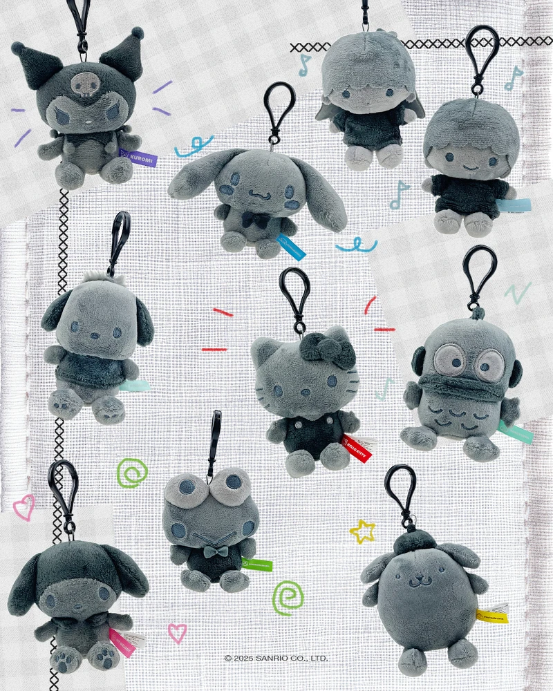 三麗鷗「Ash灰燼色」系列娃娃 三麗鷗「Ash灰燼色」系列娃娃