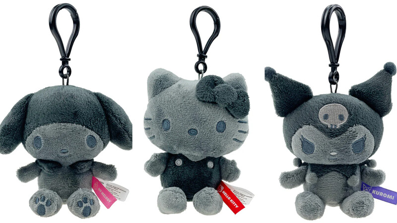 三麗鷗「Ash灰燼色」系列娃娃:Hello Kitty、酷洛米、美樂蒂 三麗鷗「Ash灰燼色」系列娃娃:Hello Kitty、酷洛米、美樂蒂