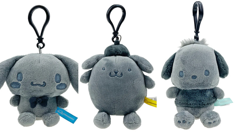 三麗鷗「Ash灰燼色」系列娃娃:大耳狗、帕恰狗、布丁狗 三麗鷗「Ash灰燼色」系列娃娃:大耳狗、帕恰狗、布丁狗