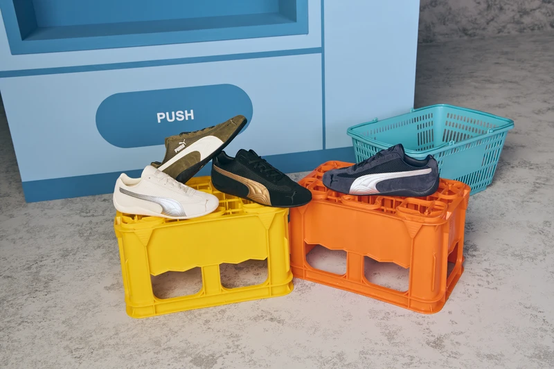 王淨同款：PUMA Speedcat Mesh 賽車運動鞋 男女共同 米白色 NT$3280