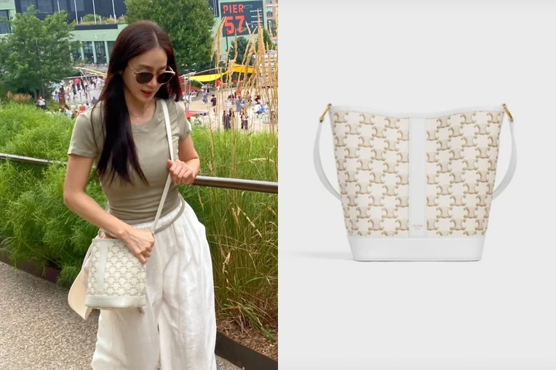 Celine標誌印花小號水桶包 NT.56,000