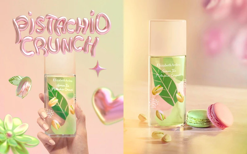 伊麗莎白雅頓 綠茶開心果香水,50ml NT1,020、100ml NT1,800 伊麗莎白雅頓 綠茶開心果香水,50ml NT1,020、100ml NT1,800