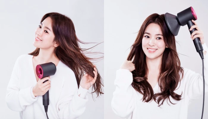 宋慧喬的浪漫波浪大捲髮型