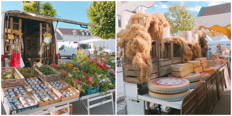 在理膚寶水市集可以看到許多當地產品。 在理膚寶水市集可以看到許多當地產品。