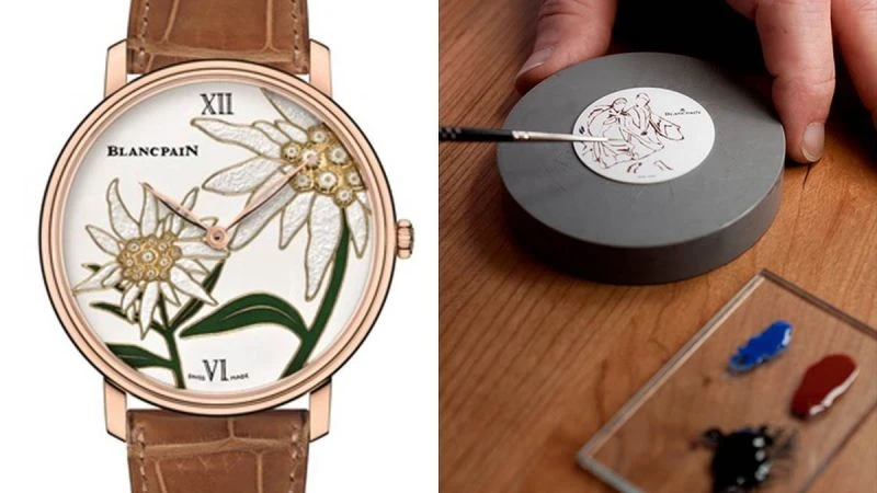 Blancpain 鏨胎琺瑯工藝