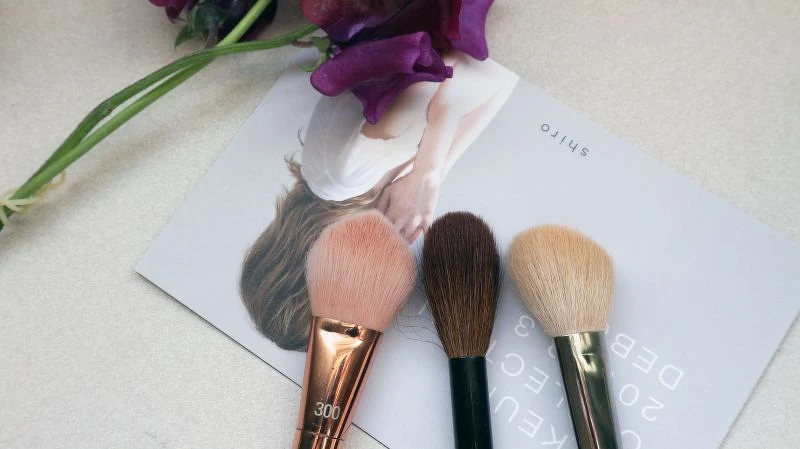 Real Techniques Bold Metals 300 Tapered Blush Brush 打亮刷、Wayne Goss Brush 14 打亮刷、MAC Brush 168 打亮/修容刷