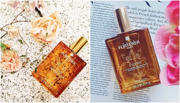 RF 5 SENS 微金女神菁萃油瓶身與產品包裝