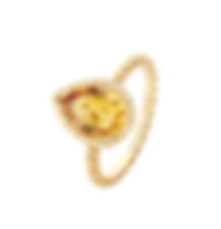 BOUCHERON Serpent Boheme系列黃水晶戒指