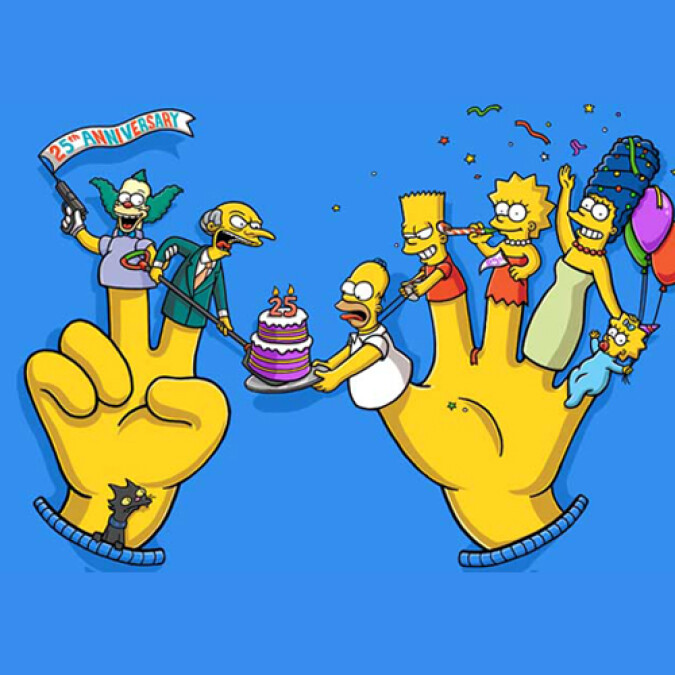 The Simpsons《辛普森家庭》25周年 各方聯名加料歡慶 
