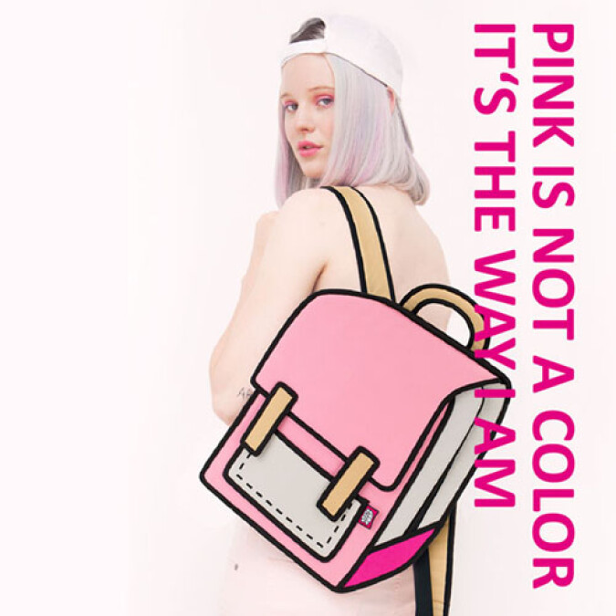 粉紅色是最叛逆的顏色！俏皮2D包JumpFromPaper 2014 超英倫風登場！