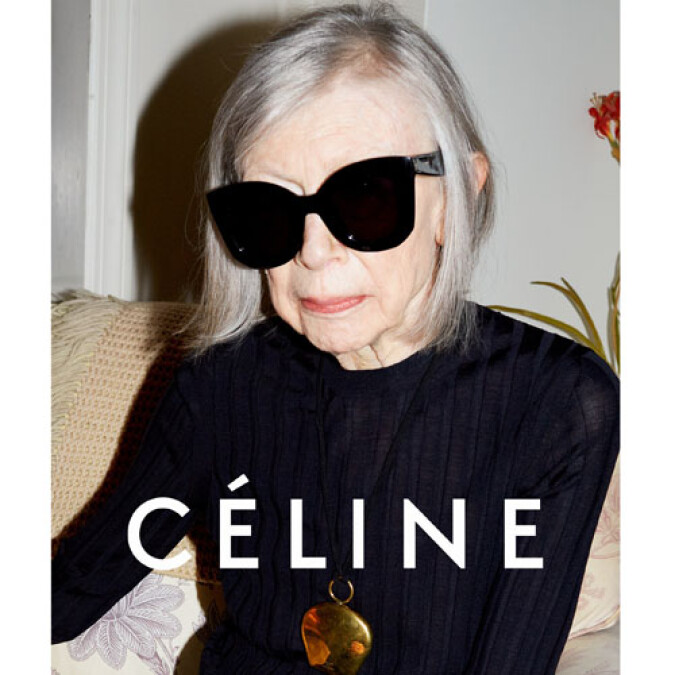 妳能時尚到幾歲？80歲著名當代作家霸氣躍登Celine 2015春夏大片！