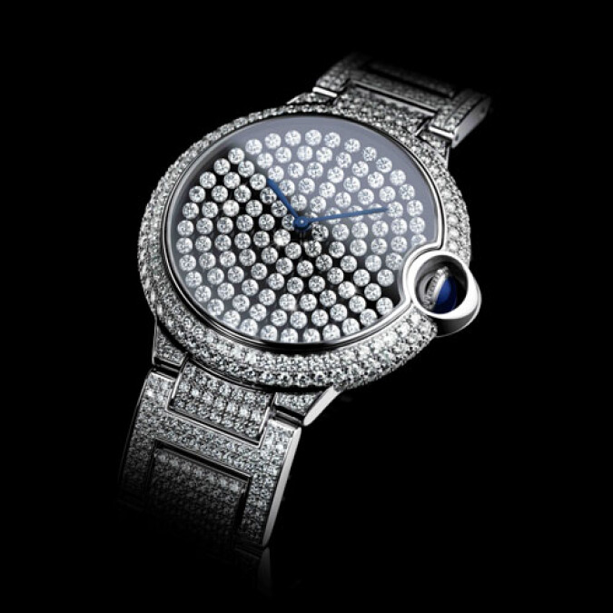 【2015-SIHH日內瓦高級鐘表展】Cartier卡地亞「舞動」鑲鑽腕表